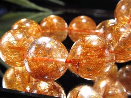 太陽の針】☆鮮烈な輝き！はじけるオレンジ針☆澄み渡る水晶☆金運と