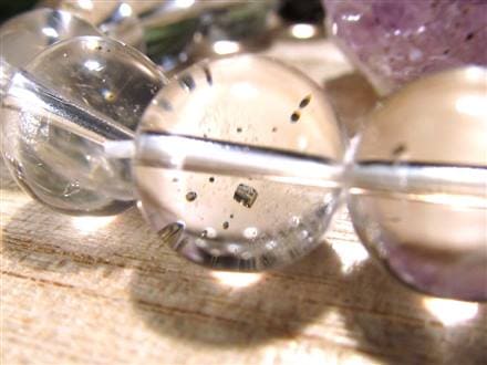 ◇超希少石入荷◇パイライト入り透明度抜群の水晶◇チャンスを招く石