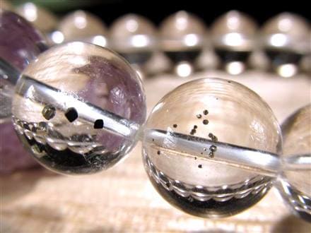 ◇超希少石入荷◇パイライト入り透明度抜群の水晶◇チャンスを招く石