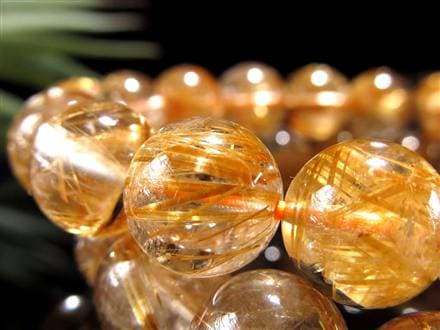 ◇金運の王道！黄金タイチン針◇金針と透明水晶の絶妙バランス◇太針  