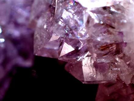 ☆濃淡紫の幻想美☆左右で響き合う神秘のペアアメジストドーム☆結晶