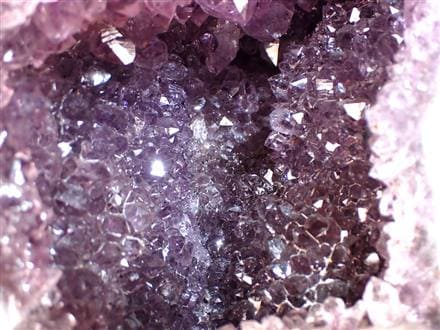 ☆濃淡紫の幻想美☆左右で響き合う神秘のペアアメジストドーム☆結晶