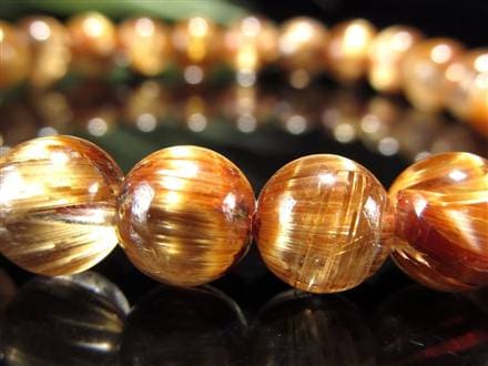 ◇これぞ黄金ルチル！ギラギラと光る帯◇ルチル際立つ極上透明感