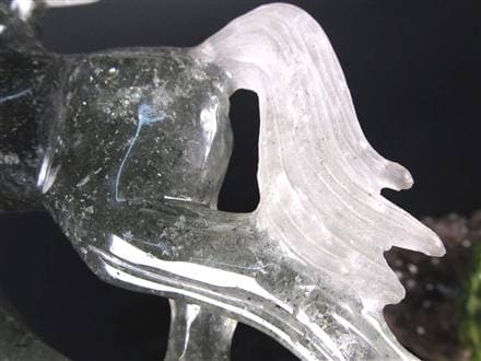 ◇繁栄を呼び込むシンボル！馬モチーフ◇天然水晶原石使用◇生命力