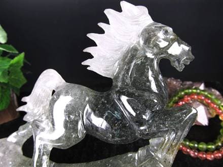 ‪☆水晶〖馬〗置物☆天然石‪☆新品、未使用☆送料無料 楽天市場】水晶 置物 馬の通販