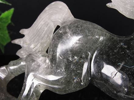 ◇繁栄を呼び込むシンボル！馬モチーフ◇天然水晶原石使用◇生命力