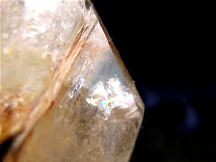 レア　大きめ水入り水晶　マイカ流砂　28g エレスチャル　レインボーありよく動く レア 大きめ水入り水晶 マイカ流砂 28g エレスチャル レインボーあり