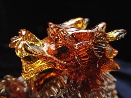 ☆限定1点のみ！☆皇帝の証☆伝国璽☆レインボーカラーの龍置物☆大吉