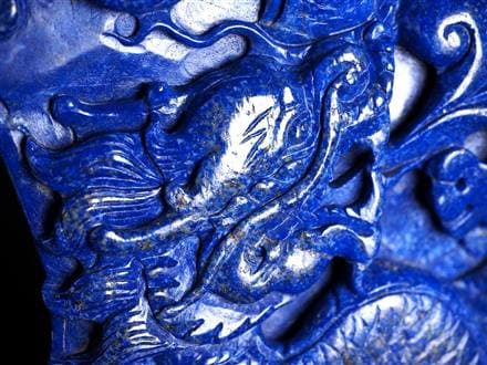 ◇至高の逸品◇大吉開運！玉付き龍神◇優良品質！煌めくコバルトブルー