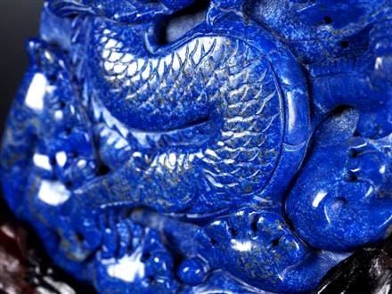 ◇至高の逸品◇大吉開運！玉付き龍神◇優良品質！煌めくコバルトブルー