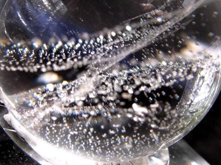 ☆太古の水と気泡を閉じ込めた神秘の水晶☆幻想的なウォーターバブル