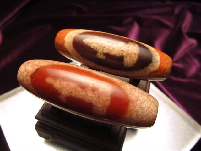 ◇激レア！老鉱龍紋天珠◇チベット発祥の厄除け・開運お守り◇ご利益