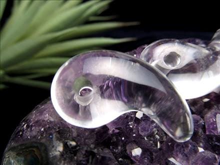 ☆天然水晶勾玉(まがたま)天然石☆