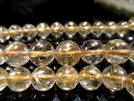 スモーキールチル！ゴールドルチルルチルクォーツクリアタイプ