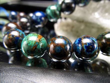 ☆一連☆強力なヒーリング効果を持つ石☆アズライトマラカイト(アズロ