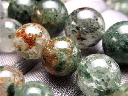 ☆一連☆まるで小さな庭を閉じ込めた！幻想庭園水晶☆クロム雲母