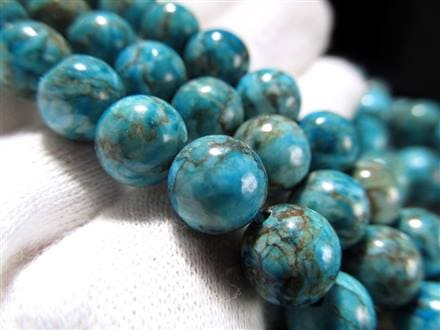 ☆一連☆油絵のような美しい模様☆12月の誕生石☆旅のお守り石☆天然