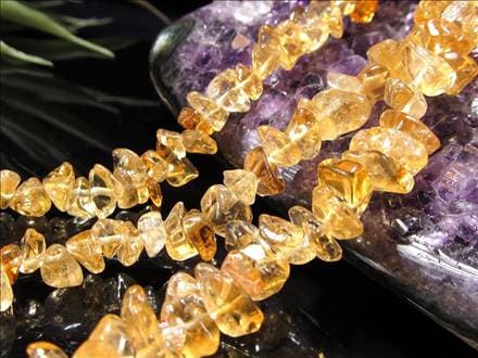 ☆一連☆激安奉仕！☆透明キラキラ！☆レインボーシトリン【黄水晶