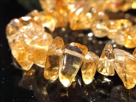☆一連☆激安奉仕！☆透明キラキラ！☆レインボーシトリン【黄水晶