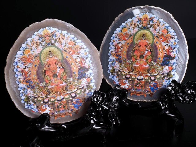 ☆デザイン瑪瑙(メノウ)プレート☆使い方様々☆アゲートコースター