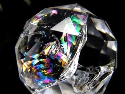 ☆超人気スフィア！☆虹色に輝くアイリスクォーツ☆土地の浄化