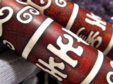 アンティーク アゲート天珠 ◇数量限定！巨大天珠置物◇お得な！お値打ち価格◇染色アンティーク風