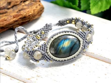 ・準備中・ パワーストーン　天然石　ブレスレット マクラメ編み　海　貝殻　石 準備中 パワーストーン 天然石 ブレスレット マクラメ編み 海 貝殻