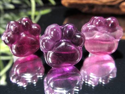 ◇ぷっくりかわいい肉球型ビーズ◇デザインブレスのサイズ調整