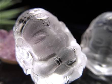 クリアクォーツ ガネーシャ 水晶 ☆超透明!!☆お守りに最適