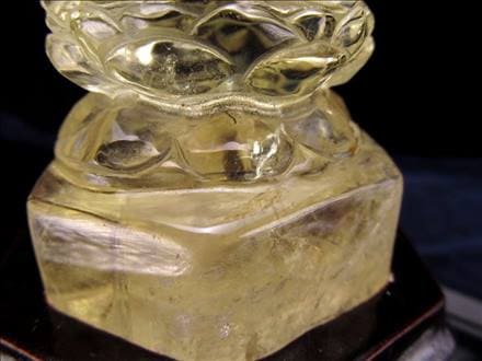 シトリン布袋　彫刻 楽天市場】〔D433-12〕超透明 シトリン 布袋像 布袋様 布袋尊