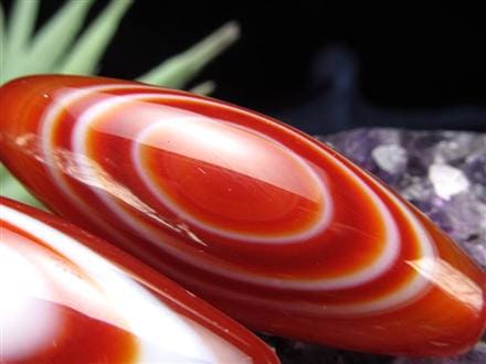 ☆激レア！天然天眼模様☆パワー溢れる神秘の紋様☆赤メノウ天珠