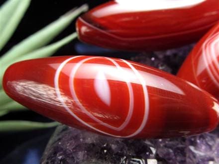 ☆激レア！天然天眼模様☆パワー溢れる神秘の紋様☆赤メノウ天珠