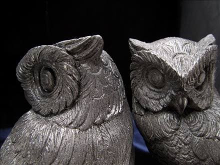 フクロウ置物(石)縁起物 希少 レア フクロウ置物(石)縁起物 希少 レア