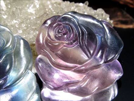 フローライト 薔薇 一輪 バラ インテリア かんざし