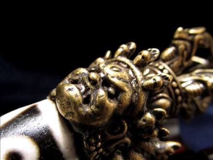 ◇天珠×密教法具◇開運＆魔除けの良好な組み合わせ◇魔障を取り除き