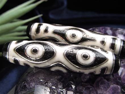 ◇黒×白×銀の美しき調和◇希少！馬蹄痕入り◇銀との組み合わせでパワー