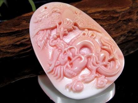 天然貝殻 彫刻芸術品アンティーク ターボ 彫刻 龍 鳳凰 貝