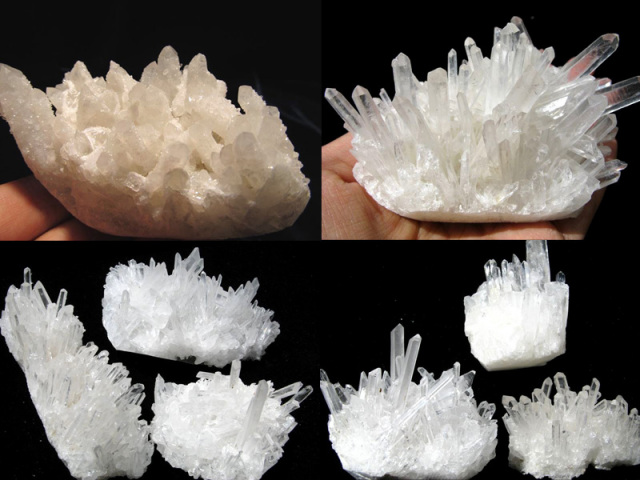 針水晶クラスター ☆超人気！キラキラ針水晶クラスター☆無数のポイントが群生！☆浄化