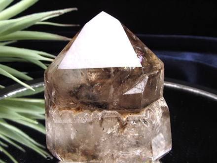⭐︎天然石　エレスチャルクォーツ　骸骨水晶　虹あり 産地直送】◇水晶の最終形態◇きらめく虹入り◇最強パワー◇メンタル