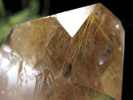 ◇黄金ルチル結晶◇自然美あふれる結晶原石◇金運・財運の象徴◇天然石
