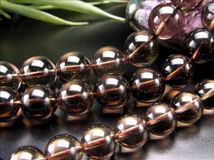 ☆一連☆AAA☆スモーキークォーツ【煙水晶】☆【ブラジル産】