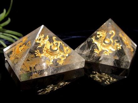 ◇最強守護石！四神彫り◇良質透明！天然水晶◇大人気