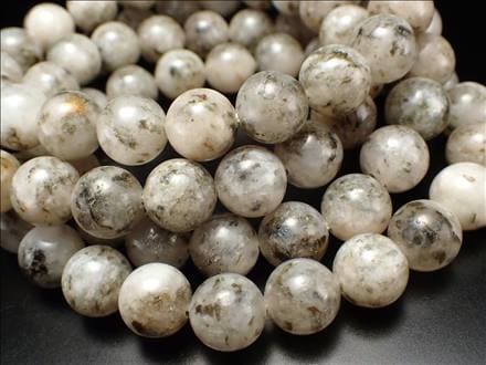 N*o様 アゼツライト　H＆E社正規品 アゾゼオ ホワイトアゼツライト 4mm ブレスレット H&E社証明書付