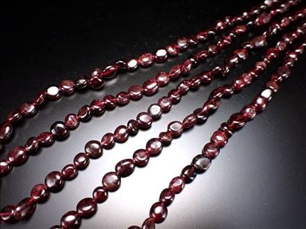 ☆特選一連☆NEW♢数量限定【高品質ガーネット『柘榴石』タンブル連】❤️