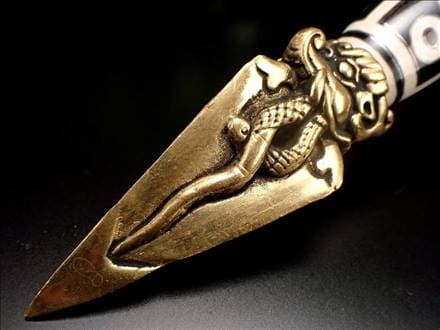 ◇天珠×密教法具◇開運＆魔除けの良好な組み合わせ◇魔障を取り除き 