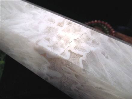 ☆限定入荷！BIGサイズ☆幻想的レイヤーアゲート縞模様☆瑪瑙×水晶の