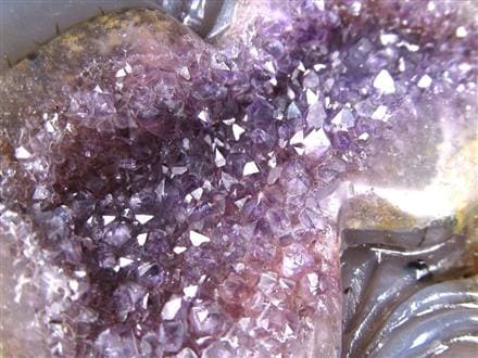 ◇財運招福の龍護る瓢箪の霊石◇希少！瑪瑙×アメジスト共生結晶◇圧巻