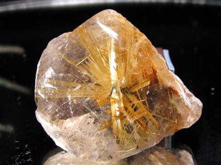 ☆爆発的な存在感！太陽放射ルチル☆極上針入り水晶☆圧巻の放射状結晶