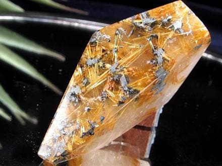 ☆爆発的な存在感！太陽放射ルチル☆極上針入り水晶☆圧巻の放射状結晶