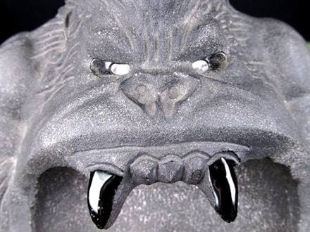 ◇魔を払う咆哮！◇極みの逸品！繊細彫刻◇守り神×魔除けの石◇1点物